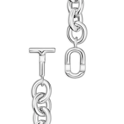 Pulsera cadena de plata 19 cm MANIFESTO^TOUS Clearance
