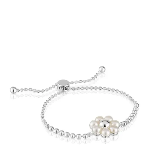 Pulsera cadena de flor y perlas cultivadas Sugar Party^TOUS Clearance