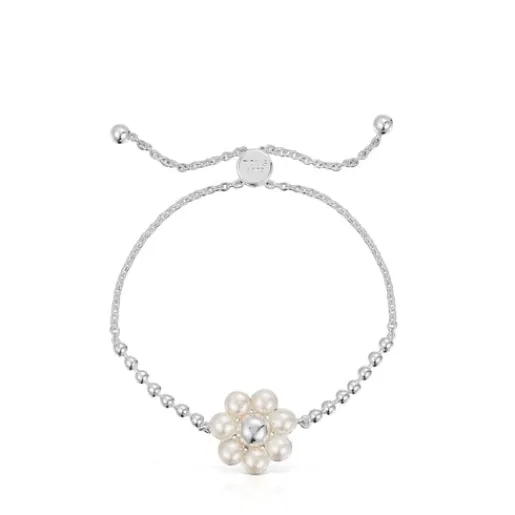 Pulsera cadena de flor y perlas cultivadas Sugar Party^TOUS Clearance