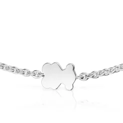 Pulsera cadena de plata y motivo oso Sweet Dolls^TOUS Sale