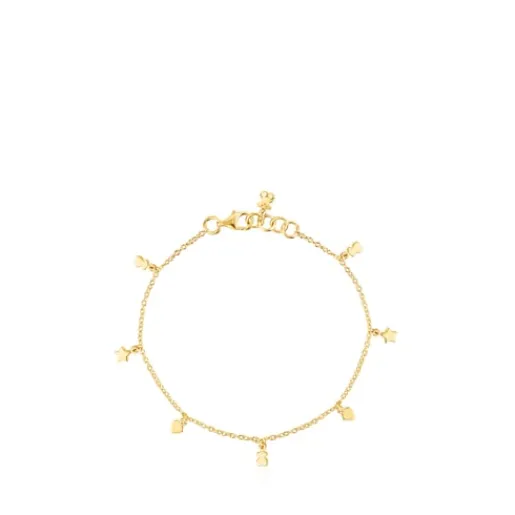 Pulsera con baño de oro 18 kt sobre plata Cool Joy^TOUS Hot