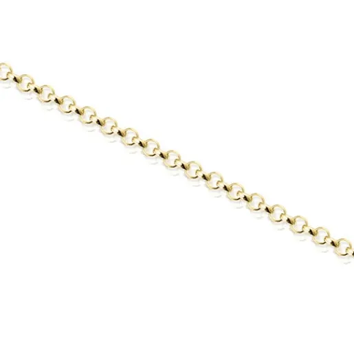 Pulsera con baño de oro 18 kt sobre plata Hold^TOUS Online