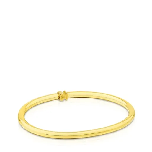 Pulsera con baño de oro 18 kt sobre plata 0,6 cm Warm^TOUS Clearance