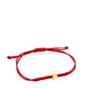 Pulsera corazón de cordón en color rojo y oro Sweet Dolls XXS^TOUS Discount