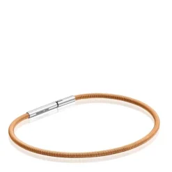 Pulsera de acero IP naranja 17 cm Mesh Tube^TOUS Hot