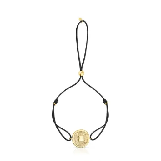 Pulsera de nylon y oro Oursin^TOUS New