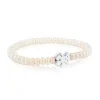 Pulsera de perlas y motivo oso de plata Sweet Dolls^TOUS Outlet