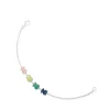 Pulsera de plata con cuatro gemas multicolor New Color^TOUS Best
