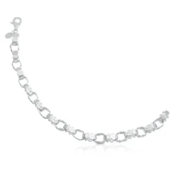 Pulsera de plata con eslabones Bear^TOUS Outlet