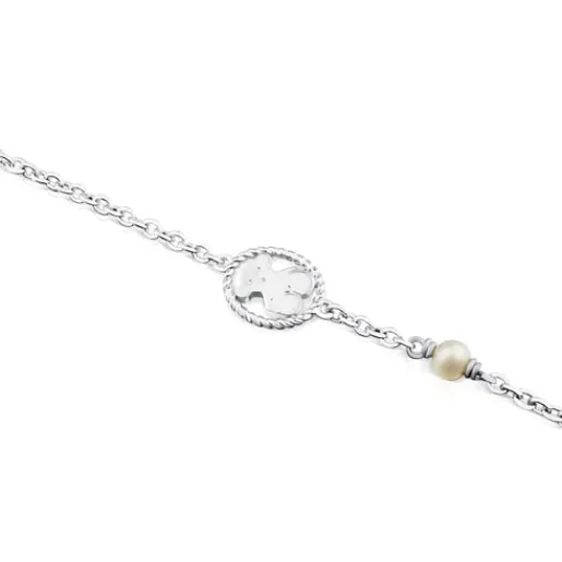 Pulsera de plata con perla cultivada Camee^TOUS Best