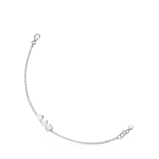 Pulsera de plata con perla Nocturne^TOUS Best