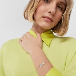 Pulsera de plata con perla Nocturne^TOUS Best