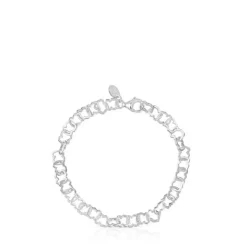 Pulsera de plata motivo 0,8cm. Carrusel^TOUS Discount