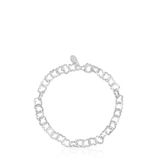 Pulsera de plata motivo 0,8cm. Carrusel^TOUS Discount