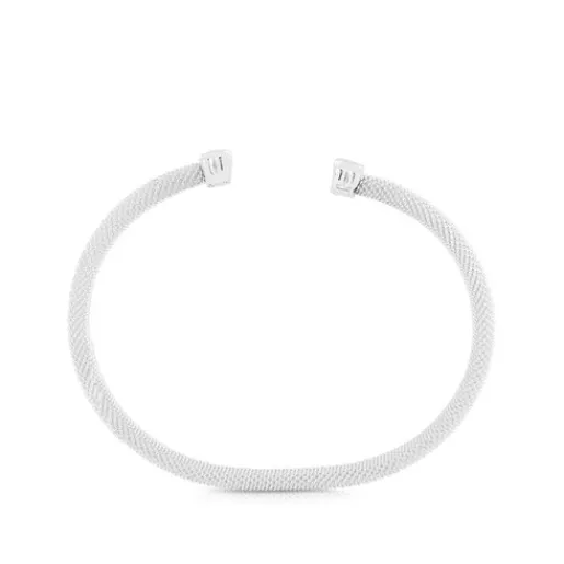Pulsera de plata motivo oso Icon Mesh^TOUS Outlet