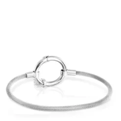 Pulsera de plata y acero Hold^TOUS Clearance