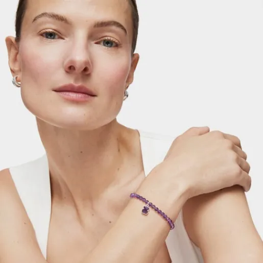 Pulsera de y amatista Icon Color^TOUS New