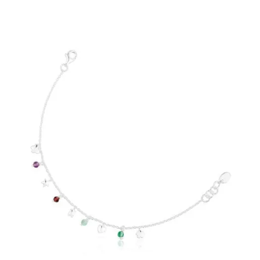 Pulsera de plata y gemas motivos Bold Motif^TOUS Discount