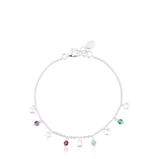 Pulsera de plata y gemas motivos Bold Motif^TOUS Discount