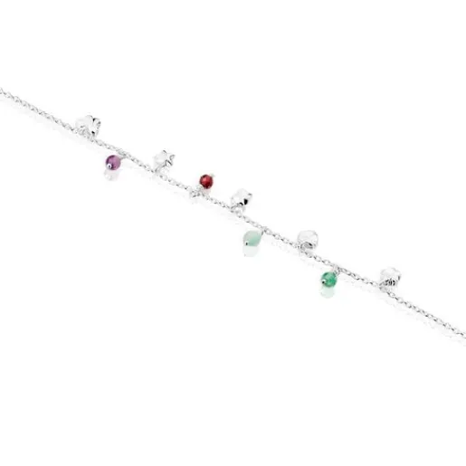 Pulsera de plata y gemas motivos Bold Motif^TOUS Discount