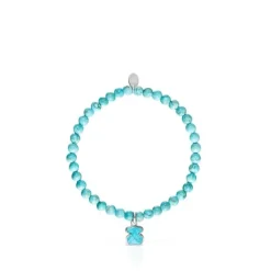 Pulsera de plata y magnesitas Icon Color^TOUS Sale