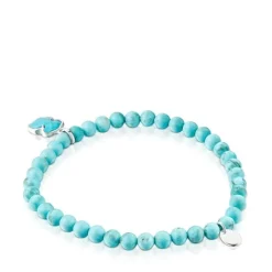 Pulsera de plata y magnesitas Icon Color^TOUS Sale