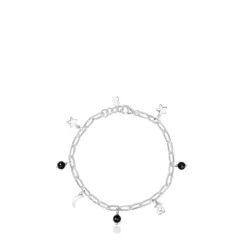 Pulsera de plata y onix Magic Nature^TOUS