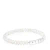 Pulsera de plata y perlas Straight^TOUS Outlet