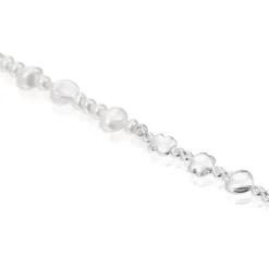 Pulsera de plata y perlas cultivadas con motivos Mini Icons^TOUS Best