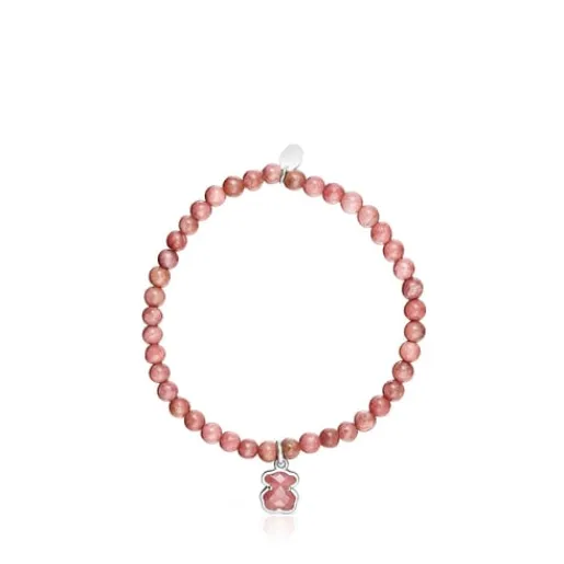 Pulsera de plata y rodonita Icon Color^TOUS Outlet
