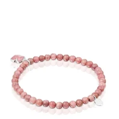 Pulsera de plata y rodonita Icon Color^TOUS Outlet