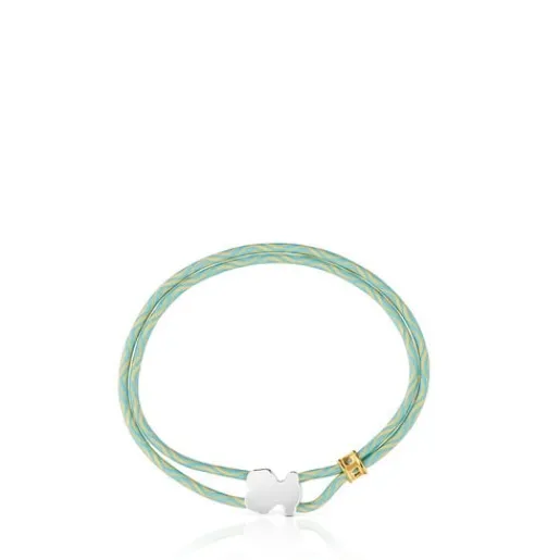Pulsera elástica menta con oso de Sweet Dolls^TOUS Online
