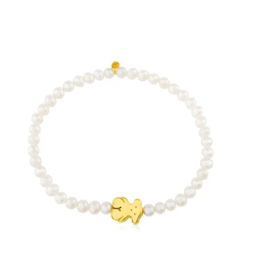 Pulsera en oro amarillo y perlas cultivadas Sweet Dolls^TOUS Discount