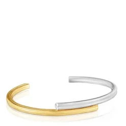Pulsera esclava bicolor con motivos oso y corazón 1950^TOUS Clearance