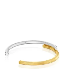 Pulsera esclava bicolor con motivos oso y corazón 1950^TOUS Clearance