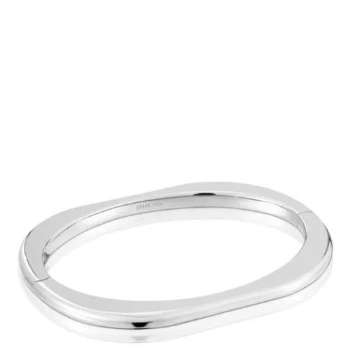 Pulsera esclava cerrada de plata Line^TOUS Sale