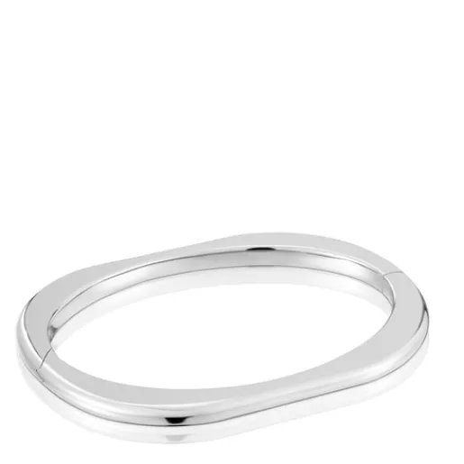 Pulsera esclava cerrada de plata Line^TOUS Sale