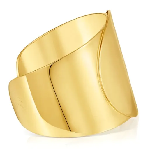 Pulsera esclava con baño de oro 18 kt sobre plata Eugenia X^TOUS Best