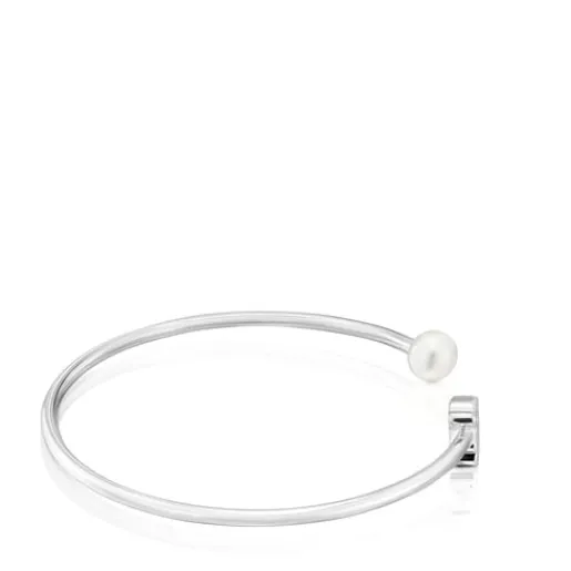 Pulsera esclava de plata con perla cultivada Sweet Dolls^TOUS Clearance