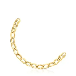 Pulsera oval con baño de oro 18 kt sobre plata Hold^TOUS Sale
