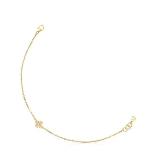 Pulsera trébol de oro y diamantes Good Vibes^TOUS Hot