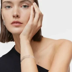 Pulsera triple cadena de plata Basicos^TOUS