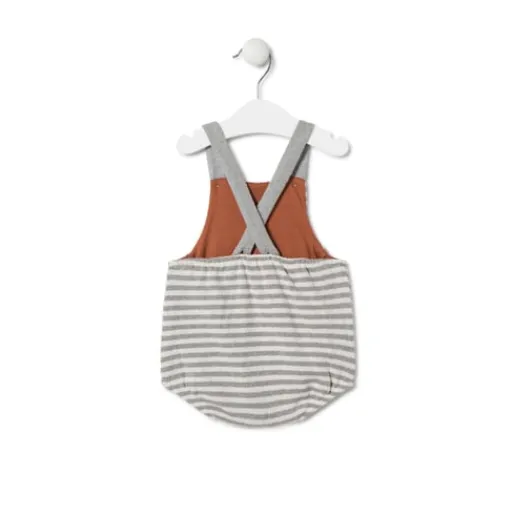 Ranita de bebé a rayas con osos Grey crudo^TOUS Discount