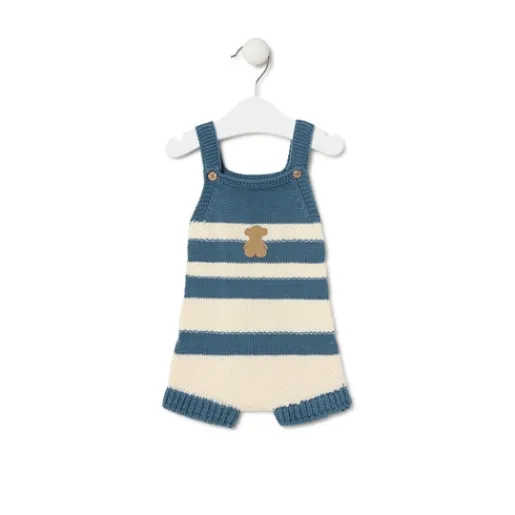 Ranita de punto de bebé Tricot a rayas azul^TOUS Sale