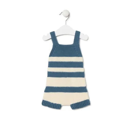 Ranita de punto de bebé Tricot a rayas azul^TOUS Sale