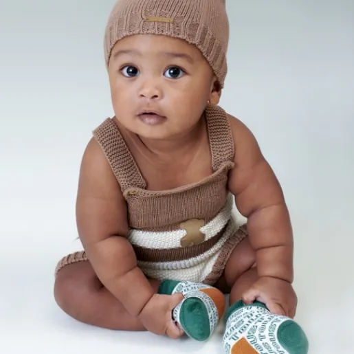 Ranita de punto de bebé Tricot a rayas azul^TOUS Sale
