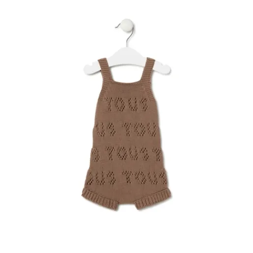 Ranita de punto de bebé Tricot logo beige^TOUS Clearance