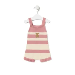 Ranita de punto de bebé Tricot a rayas rosa^TOUS Online