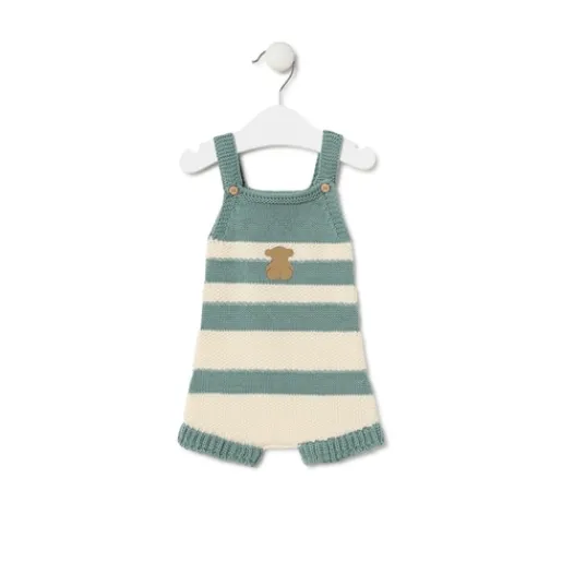 Ranita de punto de bebé Tricot a rayas verde^TOUS Discount