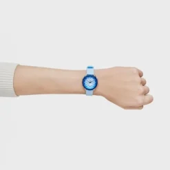 Reloj analógico celeste de acero Mini Self Time^TOUS Clearance